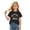 A-Black29, variant on Byoo Little Girls Baseball Sister Graphic T-Shirt Short Sleeve Crew Neck Casual Kids T Shirt,Pink