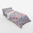 thumbnail image 3 of Ambesonne Floral Bedding Set 4 Pcs, Romantic Blossoming Nature, Queen, Multicolor, 3 of 3