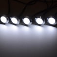thumbnail image 5 of Yescom 5-Pack Aluminum LED Deck Lights, 12V Low Voltage Landscape Lighting, 7000K Cool White IP67 Waterproof Outdoor In-Ground Step Lights, 5 of 9