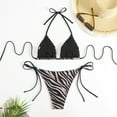 thumbnail image 4 of Top-kevin Women's Sexy Triangle Bikini Sets Cheeky Thong Swimsuit Adjustable Straps Bathing Suit, 4 of 12
