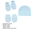 thumbnail image 4 of YAOBAMM Soft Newborn Hat Newborn Hat Set Knit Elastic Soft Warm Photography Props Infant Accessory Baby Bonnet Beanie, 4 of 7