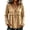 Khaki_01, variant on Boho Tops for Women V Neck Long Sleeve Blouse Tie Front Fringe Casual Solid‑Color Textured Linen Blend Shirts Cyan XXL