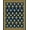 Blue, Pattern 5, variant on ODIKA 4'x6' Machine Washable Non-Slip Area Rug, Fleur De Interlocking Inspired High Traffic Rug, Blue, 406581
