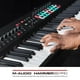 thumbnail image 4 of M-Audio Hammer 88 Pro – Teclado controlador MIDI USB con 88 teclas ponderadas de acción martillo, be, 4 of 15