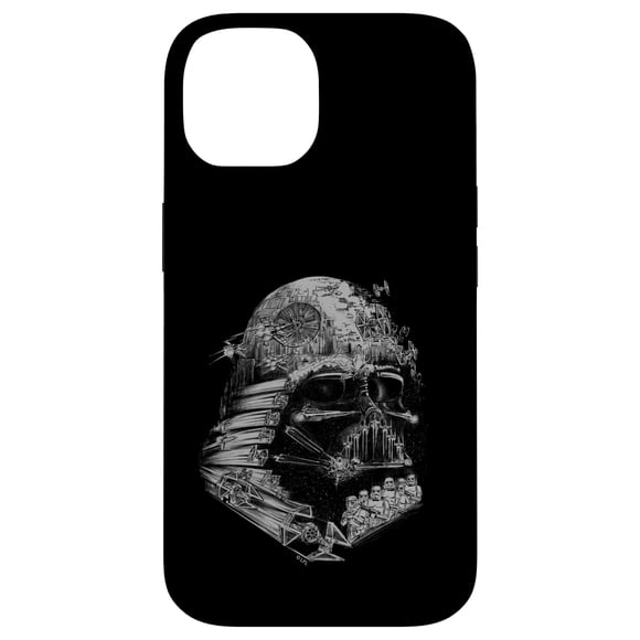 Funda para teléfono STAR WARS Darth Vader Estrella de la Muerte para iPhone 14