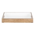 thumbnail image 3 of Kate and Laurel Ehrens Decorative Wood Tray, Natural/White 13x17, 3 of 9
