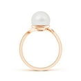 thumbnail image 2 of ANGARA South Sea Cultured Pearl Solitaire Bypass Ring in 14K Rose Gold for Women | June Birthstone, Birthday, Anniversary, Jewelry Gift for Women | Pearl Ring, 2 of 8