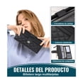 thumbnail image 3 of Cartera Larga De Cuero Para Mujer negro, 3 of 5