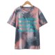 thumbnail image 3 of Camiseta de mujer Camisetas Cuello redondo Camiseta de manga corta Estampado de letras Tie-dye Camiseta Tops Blusa Regalo para mujeres Pompotops hkajfhjk468226, 3 of 8