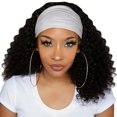 thumbnail image 5 of Ljudmp Women's Men's Extra Wide Headbands Soft Turban Twist Headband Stretchy Non Slip Workout Yoga Hair Band White, 5 of 5