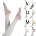 thumbnail image 4 of Xfvqtps Toes Socks for Womens Yoga Socks with Grips Short Pilates Yoga Ballet Barefoot Workout Five Toes Solid Color Athletic Breathable Comfortable Soft Grippy Socks Orange, 4 of 5
