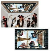 6 Pack Beistle Pirate Party Insta-View Decoration