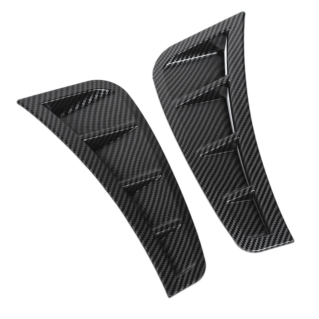 1 Pair Front Bumper Side Vent Splitter, Front Bumper Side Spoiler Left Right Shockproof Front Bumper Splitter Side Body Kit Trim