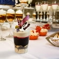 thumbnail image 6 of Round Shot Cups - 3 ounce - 400 Count - Spoons Included - Clear Plastic - Straight Wall Shot Glasses - Mini Cup - Tasting Sample - Party Shooters - Drink Shot Tumblers - Disposable or Reusable, 6 of 6