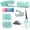 Green, variant on Hot Pink Desk Accessories Set - Stapler and Tape Dispenser Kit, Office Supplies Gift for Students, Women, Coworkers, Boss Lady, Office Clerks