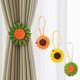 thumbnail image 3 of KAIYANG Alzapaños magnéticos para cortinas, alzapaños con forma de girasol, alzapaños para cortinas, alzapaños con forma de flor para decoración de paredes del hogar (amarillo), 3 of 5