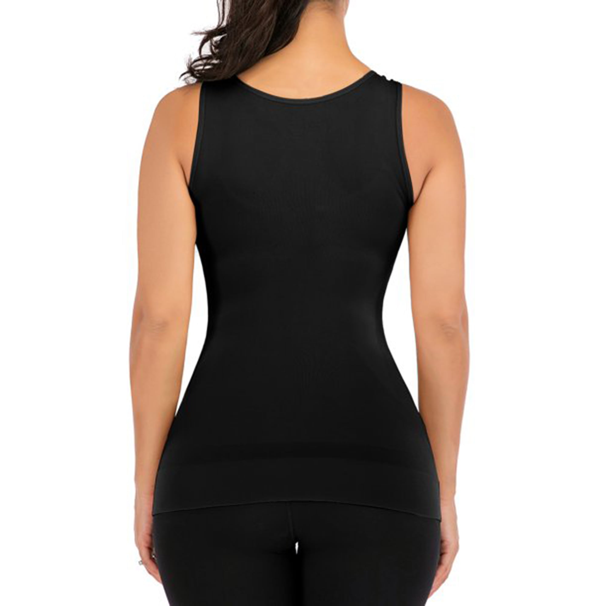 FALEXO Women's Shapewear Tank Tops Slimming Padded Seamless Compression  Body Shaper Top Plus Size