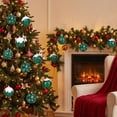 thumbnail image 5 of 12 Pcs Christmas Ball Ornaments Sequin Christmas Tree Decorations Hanging SnowBall for Xmas Tree Decor, 5 of 5
