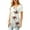 White, variant on Womens Summer Floral V Neck Blouses Loose Baggy Tops Tunic T Shirts Plus Size