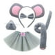 thumbnail image 2 of Disfraz de ratón para niños y niñas, diadema con orejas de ratón para fiestas, actuaciones y cumpleaños. Estilo C, 2 of 9