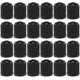 thumbnail image 1 of Paquete de 20 tapones antipolvo para válvulas de neumáticos para coche, moto, camión, bicicleta (negro) JFHHH pequeña, 1 of 5