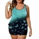 thumbnail image 2 of Tankini de talla grande, traje de baño conservador de dos piezas con estampado, traje de baño de dos piezas para mujer, trajes de baño tankini para mujer, traje de baño de 2 piezas para mujer, trajes, 2 of 6
