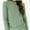 Light green, variant on Womens Casual Long Sleeve Round Neck Shirts Basic Fall and Winter Tops