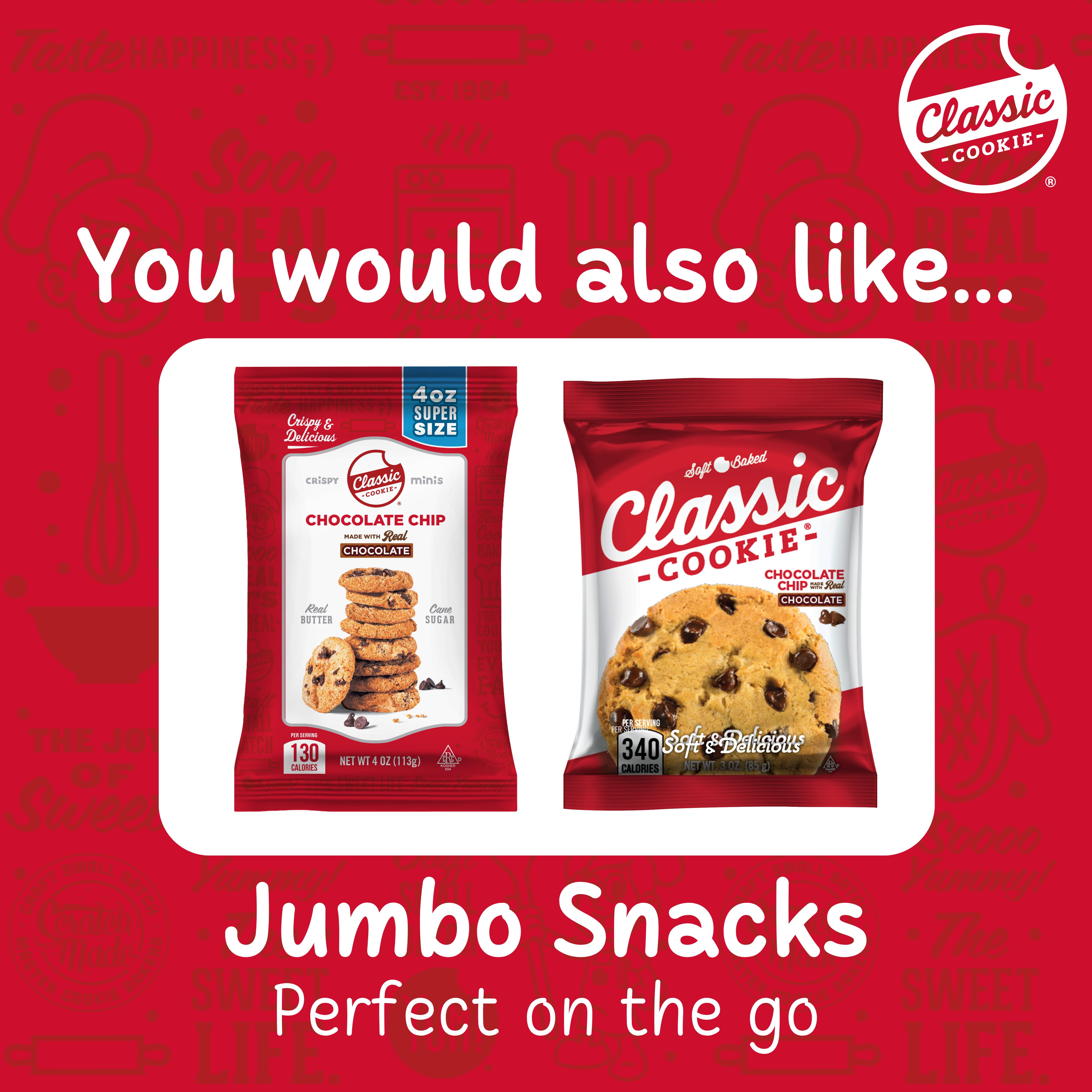 Classic Cookie, Crispy Mini Cookies, Chocolate Chip 7oz, 2 Bags