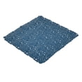 thumbnail image 6 of Bubbles Non-Slip Square Shower Mat Solid Peacock Blue 20″L X 20″W, 6 of 7