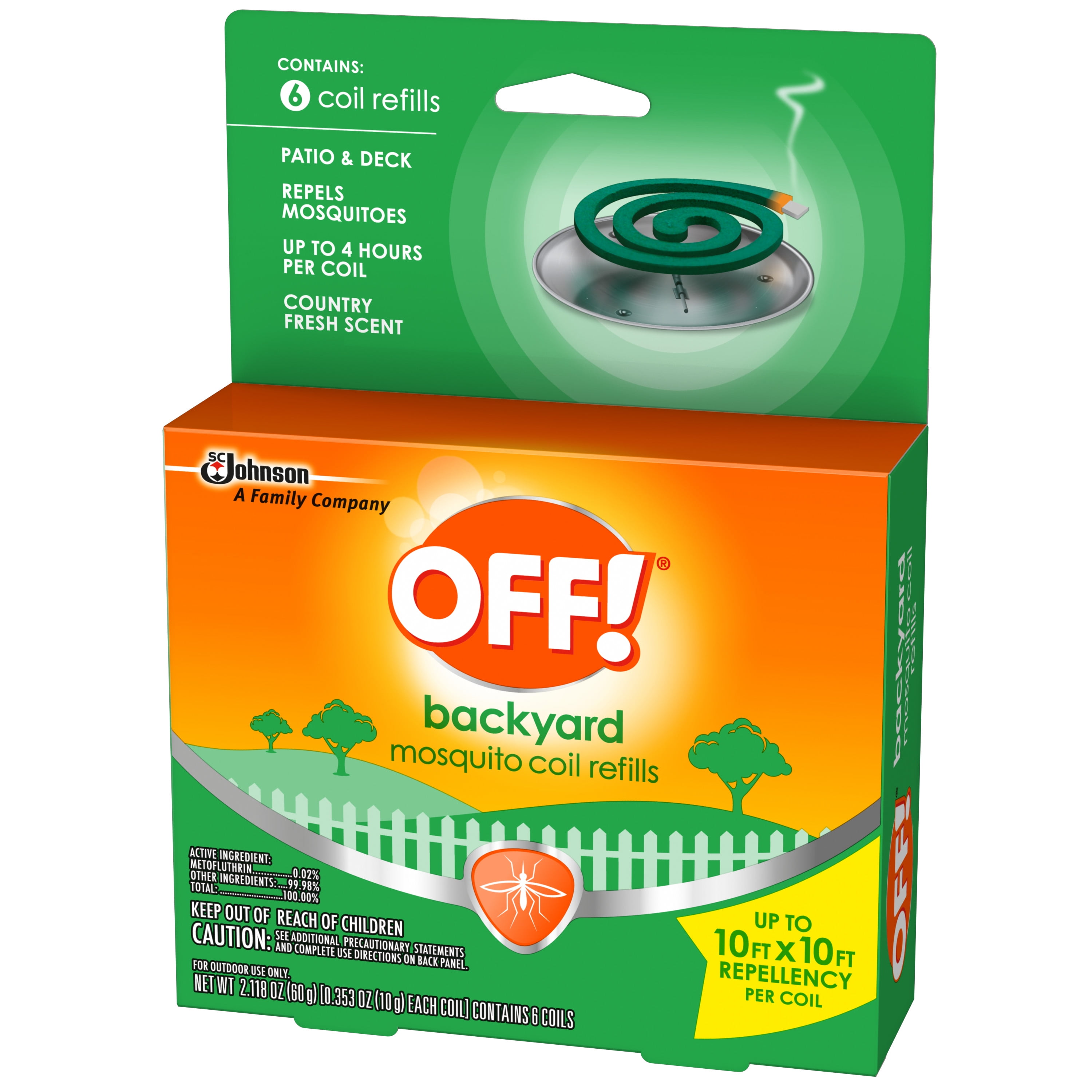 3-Pack Coghlan/'s Mosquito Coil Holder Bug//Insect Repellent Burner for Camping