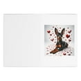 thumbnail image 3 of DistinctInk Greeting Card / Note Card - Valentine's Day Miniature Pinscher - PACK of 1, 3 of 7