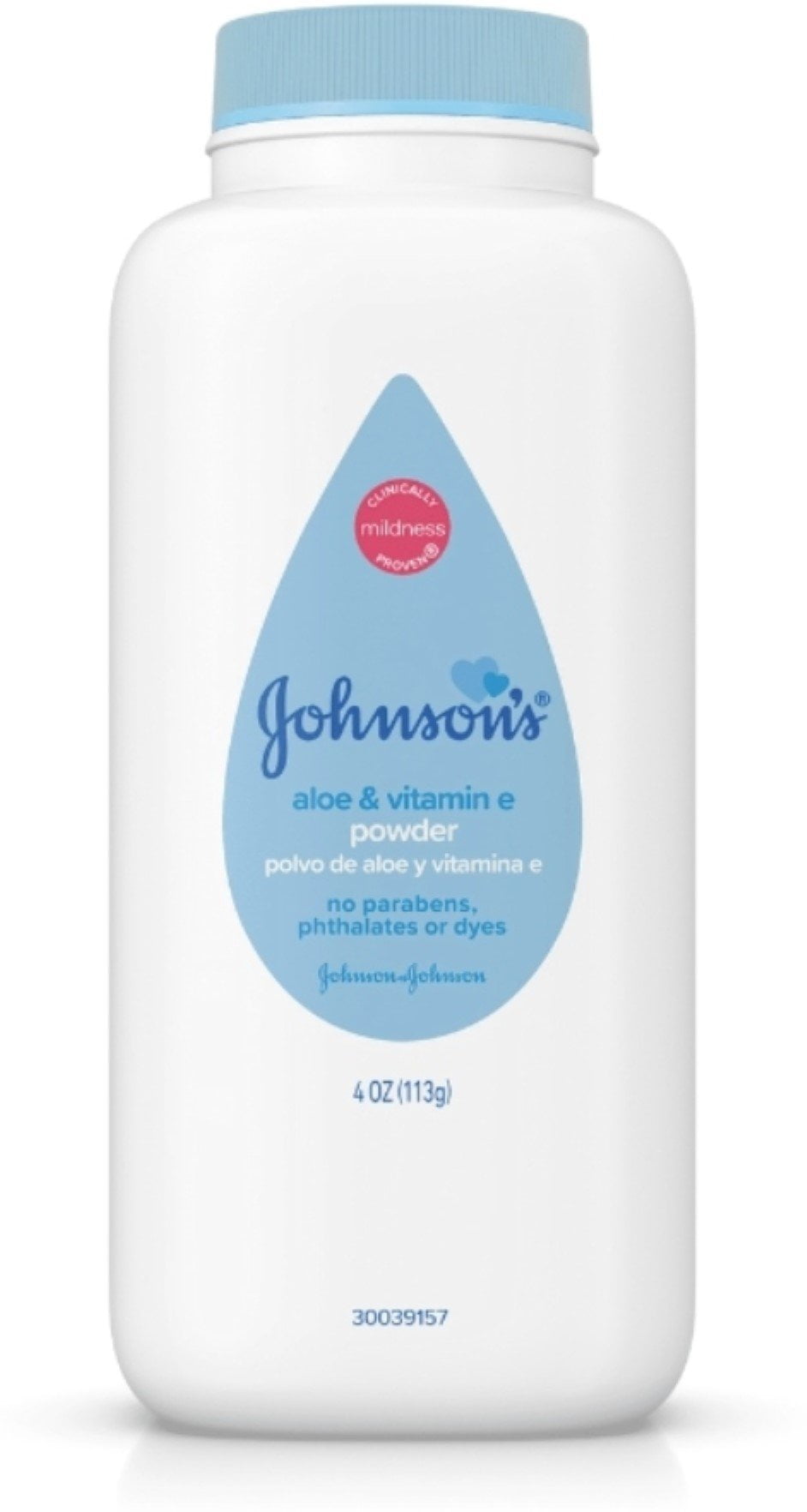 Johnson's Baby Aloe & Vitamin E Baby Powder, 4 oz