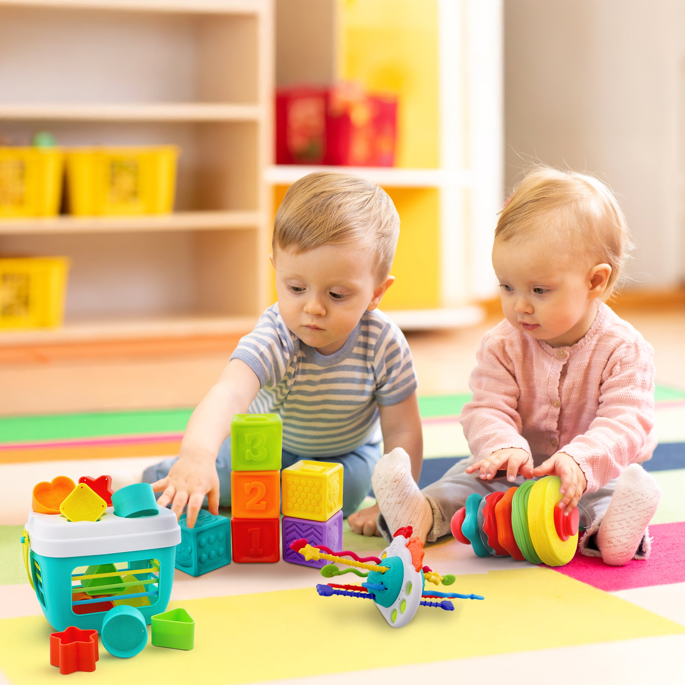 Spark Create Imagine Montessori Inspired 4-in-1 Toy Set