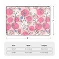thumbnail image 4 of XMXT Non-Slip Area Rug, Flowers Floral Pink Stamp Polyester Rugs for Living Room, 72 x 48 inches Pink, 4 of 9