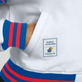 thumbnail image 6 of Women's WEAR by Erin Andrews White/Royal Kansas Jayhawks Satin Stitch Full-Snap Fleece Sweatshirt Jacket, 6 of 6