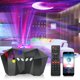 thumbnail image 1 of Northern Lights Aurora, proyector de estrellas para dormitorio, proyector de luz nocturna con altavoz Bluetooth de música, proyector de galaxia ajustable de velocidad de brillo para niños, adultos, te, 1 of 5