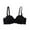 Black, variant on Bigersell Womens Sports Bras Multipack Summer Support Bras Longline Bra Style R191 V-Neck Seamless Bras Hook and Eye Bra Closure Women Size Padded Bralettes Beige L