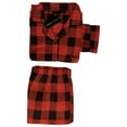 thumbnail image 3 of Up2date Fashion's Women's 100% Cotton Flannel Full-Sleeve Pajama Set with Piping, 3 of 3
