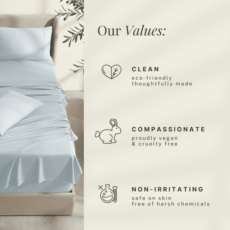Nestl Extra Deep Pocket Twin XL Sheet Set, 4-Piece photo 4