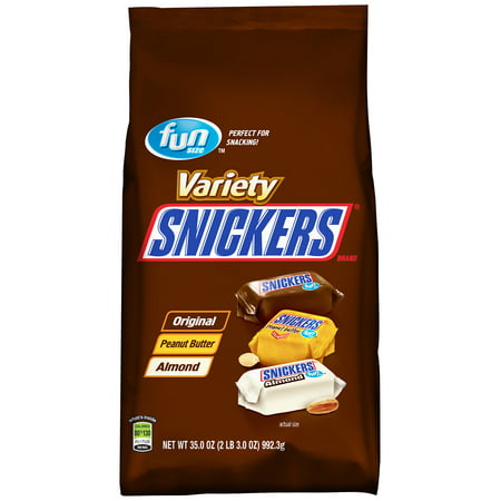 UPC 040000426462 product image for Snickers Fun Size Candy Variety Mix, 35 Oz. | upcitemdb.com