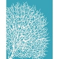 thumbnail image 3 of Berg, Sabine 12x14 Black Modern Framed Museum Art Print Titled - Aqua Coral II, 3 of 5