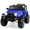 Blue, variant on Best Choice Products 12V Kids Ride On Truck Car w/ Remote Control, Spring Suspension, Bluetooth, LED Lights - Black