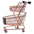 thumbnail image 1 of Shisuyan Desk Accessory Mini Shopping Cart Iron 1Pcs 6.48x3.73x5.31in, 1 of 8
