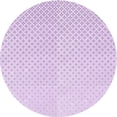 thumbnail image 1 of Ahgly Company Machine Washable Indoor Round Transitional Bright Lilac Purple Area Rugs, 8' Round, 1 of 7