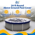 thumbnail image 2 of Blue Wave Heavy Duty Waterproof Pool Covers, Polyethylene Blue, 25' x 45', 2 of 7