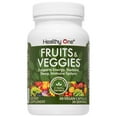 thumbnail image 3 of Healthy One Fruits and Veggies Supplement Capsules - 27 Superfood Vitamins, 60 Capsules, 3 of 9