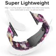 thumbnail image 5 of LGSY Compatible with Apple Watch band 42mm 44mm 45mm 49mm Women Men iwatch Resin Bands for apple watch series 8 7 6 5 4 3 2 1 SE Ultra, 5 of 7
