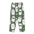 thumbnail image 5 of Haiem Alpaca Faces Women's Pajama Pants Ultra Lightweight Pjs Bottoms Sleepwear Bottom Pants With Pocket Drawstring-Small, 5 of 7