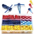 thumbnail image 1 of Electrical T-Connector Wire Connector, 120 Pieces Of Electrical T Tap Connectors, T-Tap Quick Connector, Electrical Lug Quick Connector, 1 of 5