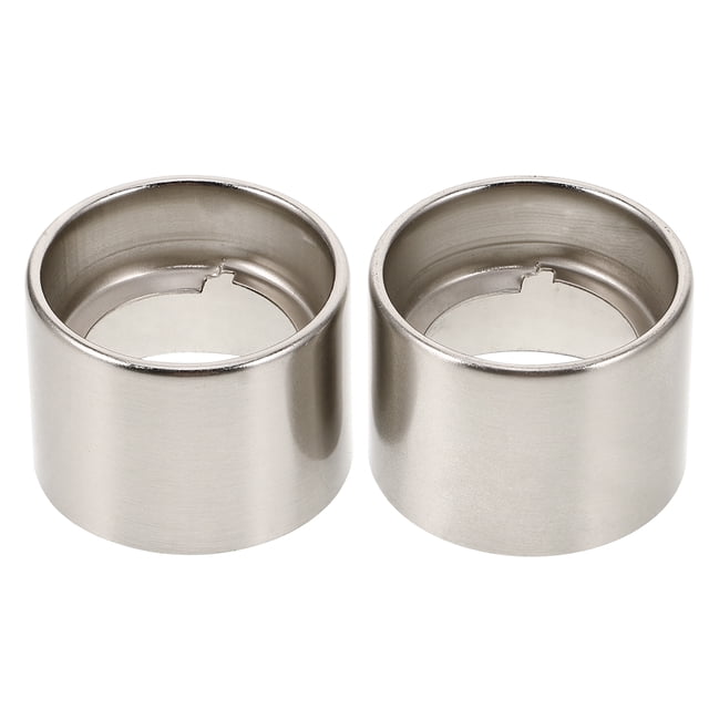 MOVTOTOP Silver Lamp Collar Rings for Medium-base Ceramic Sockets E26 E27 Compatible 1-1/2 Inch Thread